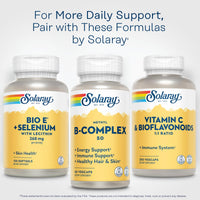 Thumbnail for Solaray Bio E with Selenium Supplement, 400iu, 120 Count