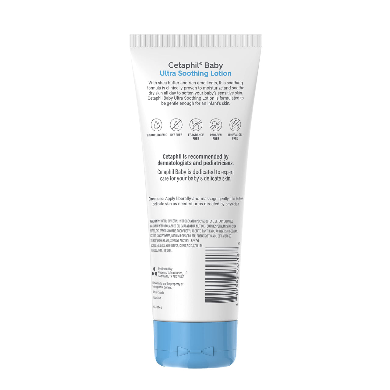 Cetaphil Baby Ultra Soothing Lotion with Shea Butter, Moisturize and Soothe Dry Skin,8 oz