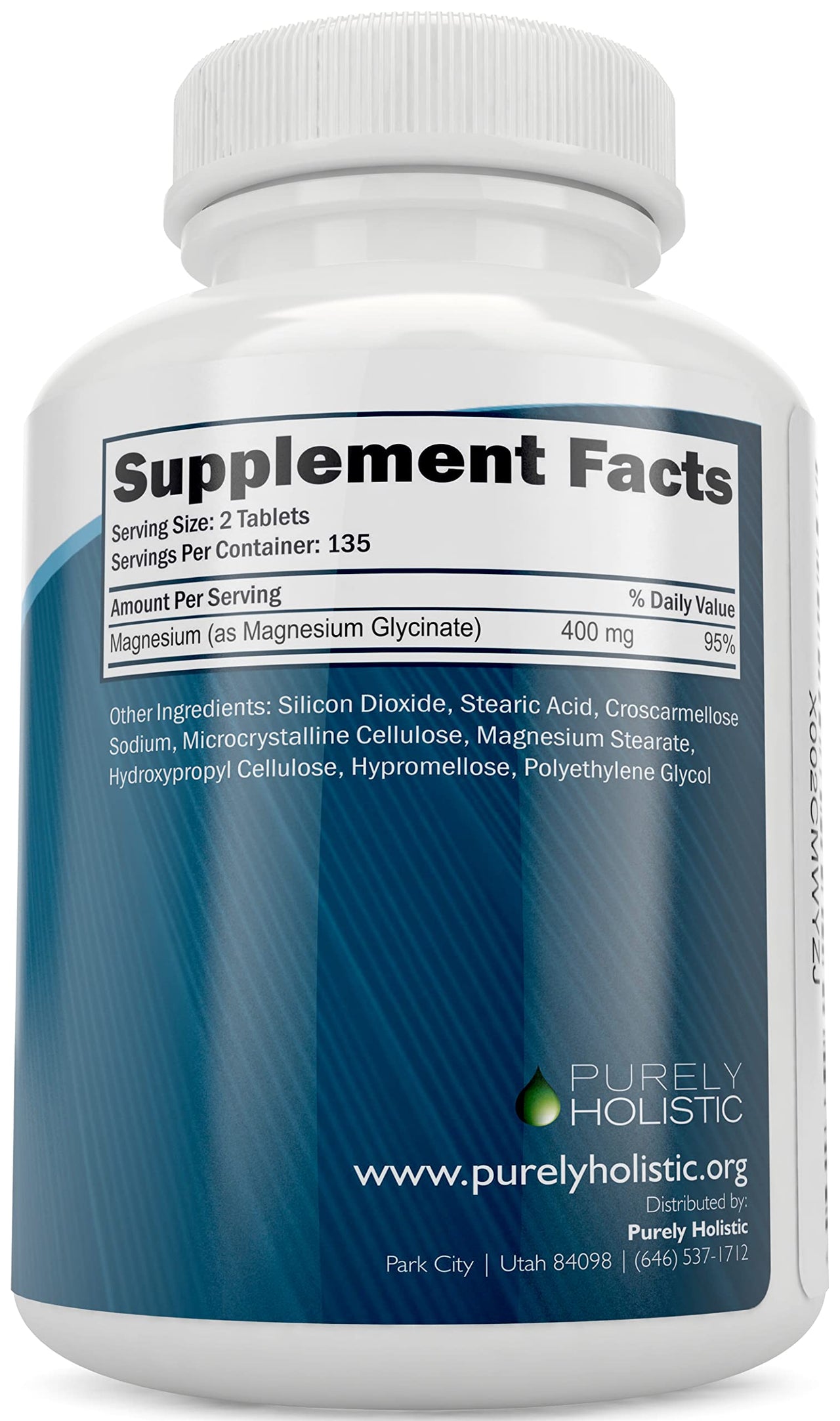 Magnesium Glycinate 400mg | 4+ Month Supply | Sleep, Relaxation & Muscle Support | High Absorption Chelated Magnesium Supplement for Women & Men | Gentle on Digestion | Vegan | 270 Tablets