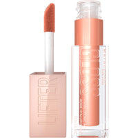 Thumbnail for Maybelline Lifter Gloss, Hydrating Lip Gloss with Hyaluronic Acid, High Shine for Plumper Looking Lips, Amber, Cream Neutral, 0.18 Ounce