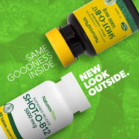 Thumbnail for NaturesPlus Shot-O-B12 5000 mcg - 30 Sustained Release Tablets - Supports Energy Production - Vegetarian, Gluten Free - 30 Servings