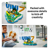 Thumbnail for LEGO Editions Vini Jr. – Soccer Highlights - Building Set for Boys & Girls, Ages 10+ - Collectible Soccer Gift W/Plaque - Kids Bedroom or Shelf Decor - 43027