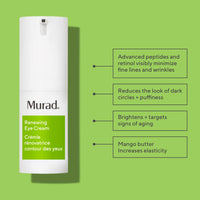 Thumbnail for Murad Renewing Eye Cream – Nourishing Retinol & Peptide Formula with Mango Butter & Eye Brightening Complex for Firming, Dark Circle Reduction, Minimizing Wrinkles & Skin Resurgence – 0.5 Fl Oz