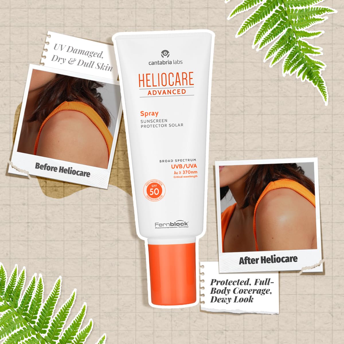 Heliocare Advanced Sun Screen Spray SPF 50 200ml
