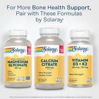 Thumbnail for Solaray Calcium Citrate 1000mg - Chelated Calcium Supplement - Supports Bone Strength and Healthy Teeth - Easy to Digest - Vegan - 68 Servings, 275 VegCaps