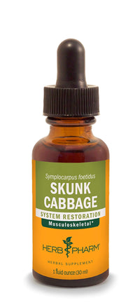 Thumbnail for Herb Pharm Skunk Cabbage Liquid Extract for Musculoskeletal System Support - 1 Ounce