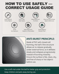 Thumbnail for Trideer Yoga Ball for Exercise, Pregnancy & Birthing, 5 Sizes Exercise Ball for Physical Therapy, Stability, Fitness, Quick Pump Included