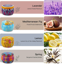 Thumbnail for Candle Gift Set for Women, 4 Pack Long Lasting Lavender Scented Soy Candles, Aromatherapy Candles for Home Relaxation, Ideal Gift for Birthday, Thanksgiving, Mother's Day, Valentine's Day