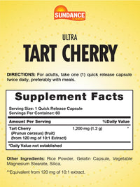 Thumbnail for Sundance Tart Cherry Capsules | 60 Count | Traditional Herb | Non-GMO and Gluten Free Supplement