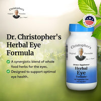 Thumbnail for Christopher's Original Formulas Herbal Eye Formula - Eye Vitamins for Sight Care - Natural Eye Support Supplement with Whole Food Herbs for Optimal Visual Acuity