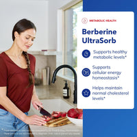 Thumbnail for Pure Encapsulations Berberine UltraSorb - Enhanced Absorption Berberine Phytosome 550 mg - Supports Metabolic & Cardiometabolic Health* - 60 Capsules