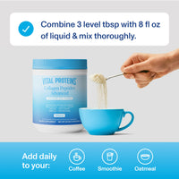 Thumbnail for Vital Proteins Collagen Peptides Powder Advanced with Hyaluronic Acid & Vitamin C - 20oz Collagen Protein, Unflavored, 28 Servings