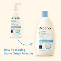 Thumbnail for Aveeno Eczema Therapy Daily Moisturizing Body Cream for Sensitive Skin, Soothing Eczema Relief Cream, Colloidal Oatmeal & Ceramide for Dry & Itchy Skin, Steroid- & Fragrance-Free, 12 oz