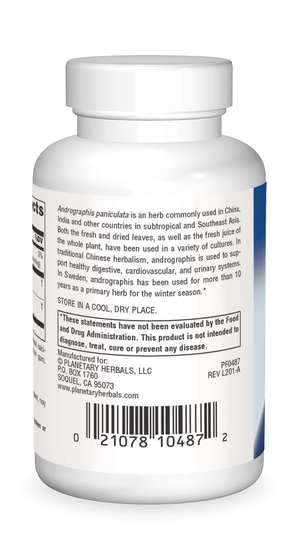 Planetary Herbals Full Spectrum Andrographis 400mg - Ayurvedic Herb - 60 Tablets