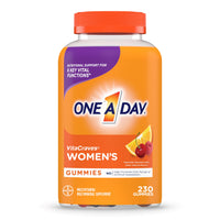 Thumbnail for One A Day Women’s Multivitamin Gummies, Multivitamin For Women with Vitamin A, C, E, Vitamin D and Zinc for Immune Health Support, 230 count