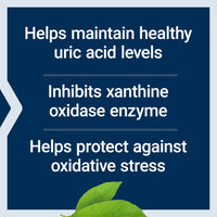 Thumbnail for Life Extension Uric Acid Control, Promotes Healthy uric Acid Balance, Joint Health, discomfort Relief, Gluten Free, Non-GMO, Vegetarian, 60 Capsules