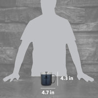 Thumbnail for Stanley Stay-Hot Camp Mug 12 oz | Press Fit Drink Through Lid | Cup for Coffee, Tea and Drinks | Insulated Stainless Steel Coffee Mug | BPA-Free | Nightfall