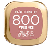 Thumbnail for L'Oreal Paris Colour Riche Original Creamy, Hydrating Satin Lipstick with Argan Oil and Vitamin E, Fairest Nude, 1 Count