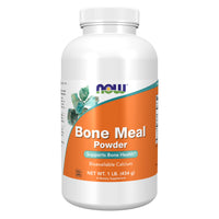 Thumbnail for NOW Supplements, Bone Meal Powder with Calcium Carbonate and Magnesium Oxide, Natural Calcium Source, 1-Pound
