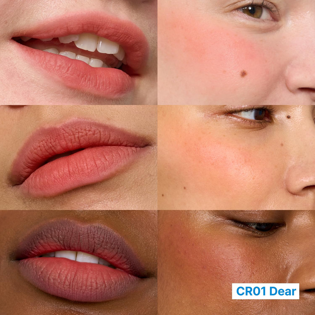 fwee Blurry Pudding Pot + Keychain SET | Airbrushed Blush & Lip, Buildable Pigment, Long-lasting, Lightweight, Easy to Blend, Natural Soft Matte Finish Makeup – Dear (Coral Brown) | 0.17 oz