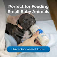 Thumbnail for Pet-Ag Nursing Kit - 2 oz - Promotes the Natural Feeding of Liquids to Baby Animals - Each Kit Includes 2 oz. Bottle with Cap, 5 Nipples & Cleaning Brush