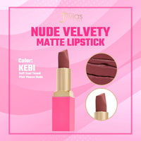 Thumbnail for Juvia's Place The Nude Velvety Matte Lipstick Kebi - Nude, Long-lasting, Rich-Color Lip Makeup, Creamy Lipstick with Matte Finish, Beauty & Lip Products