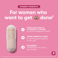 Thumbnail for Physician's CHOICE Probiotics for Women - PH Balance, Digestive, UT, & Feminine Health - 50 Billion CFU - 6 Unique Strains for Her - Organic Prebiotics, Cranberry Extract+ - Women Probiotic - 30 CT