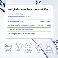 Thumbnail for Eidon Ionic Minerals Liquid Molybdenum Supplement - Liquid Ionic Minerals, Molybdenum Concentrate Drops for Women & Men, No Added Sugars, Supports Biological Processes, Mineral Supplements - 2 oz
