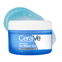 Thumbnail for CeraVe Hydrating Hyaluronic Acid Water Gel, Lightweight Facial Moisturizer for Plumping Hydration with Ceramides, Hyaluronic Acid & Niacinamide, Fragrance-Free, Safe for Sensitive Skin 1.7oz