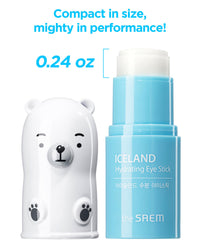 Thumbnail for THESAEM Iceland Hydrating Eye Stick 0.24oz - Cooling Balm for Dark Circles and Puffiness – Under Eye Treatment - Reduce Wrinkles and Moisturizing - Minimize Dark & Puffy Eyes - Aqua Scent