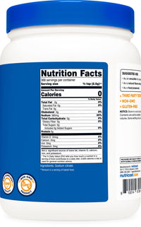 Thumbnail for Nutricost Sodium Citrate Powder 2LB (32.4oz) - Food Grade, Non-GMO - Emulsifier, Natural Flavor Enhancer, Food Preservant