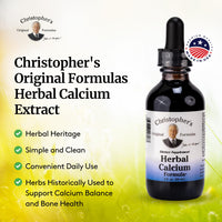 Thumbnail for Christopher's Original Formulas Herbal Calcium Extract, Natural Bone Health Support, 2 oz