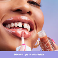 Thumbnail for Kosas Wet Lip Oil Gloss - Hydrating Lip Plumping Treatment with Hyaluronic Acid & Peptides, Non-Sticky Finish (Dip)