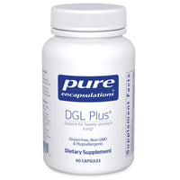 Thumbnail for Pure Encapsulations DGL Plus - Gut Health Supplements for Men & Women - with Marshmallow Root, Aloe Vera Extract & Slippery Elm Bark - Non-GMO & Vegan - 60 Capsules