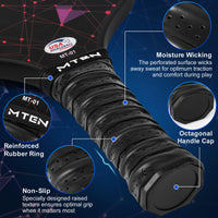 Thumbnail for MTEN Pickleball Paddles Set of 2, USAPA Approved Fiberglass Surface Pickleball Set with 2 Pickleball Rackets,4 Pickleball Balls,1 Portable Carry Bag, Pickle Racket Set for Men Women