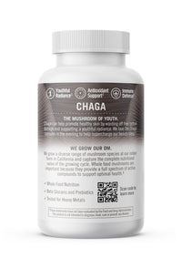 Thumbnail for Om Mushroom Superfood Chaga Mushroom Capsules Supplement, Sacred Antioxidants & Immune Support, 90 Count, 30 Days