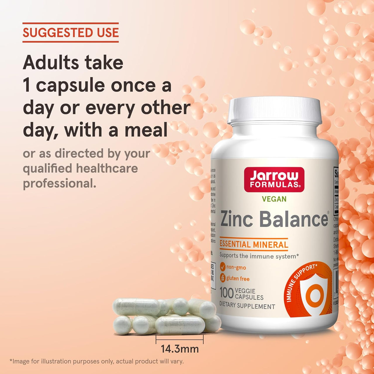 Jarrow Formulas Zinc Balance 15 mg Veggie Capsules