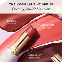 Thumbnail for TATCHA The Kissu Lip Tint SPF 25 - Plum Blossom | Hydrating Tinted Lip Sunscreen, 0.14 oz