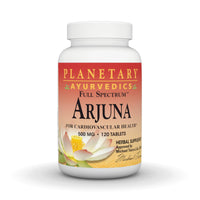 Thumbnail for PLANETARY HERBALS Arjuna Full Spectrum Ayurvedic Nutritional Supplement, 550 Mg, 120 Count