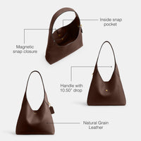 Thumbnail for COACH Women's Brooklyn Shoulder Bag, B4/Maple, One Size