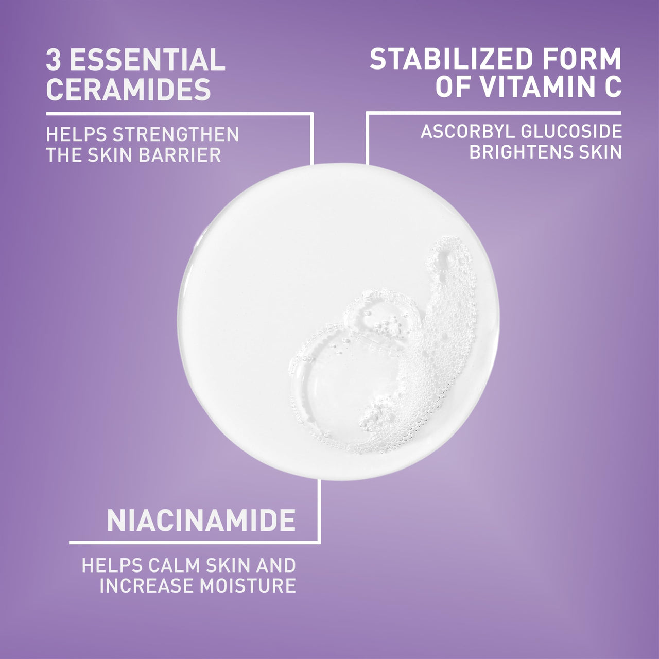 CeraVe Brightening Vitamin C Facial Cleanser for Dull & Uneven Skin Tone with Stabilized Vitamin C, Niacinamide & Ceramides, Hydrating & Exfoliating, Fragrance-Free, Safe for Sensitive Skin, 8oz