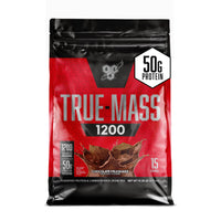 Thumbnail for BSN TRUE-MASS Weight Gainer, Mass Gainer Protein Powder, Post Workout Muscle Recovery Powder, Muscle Gainer, 4:1 Carbs to Protein Ratio, Chocolate Milkshake, 10.38 Pound, 15 Servings