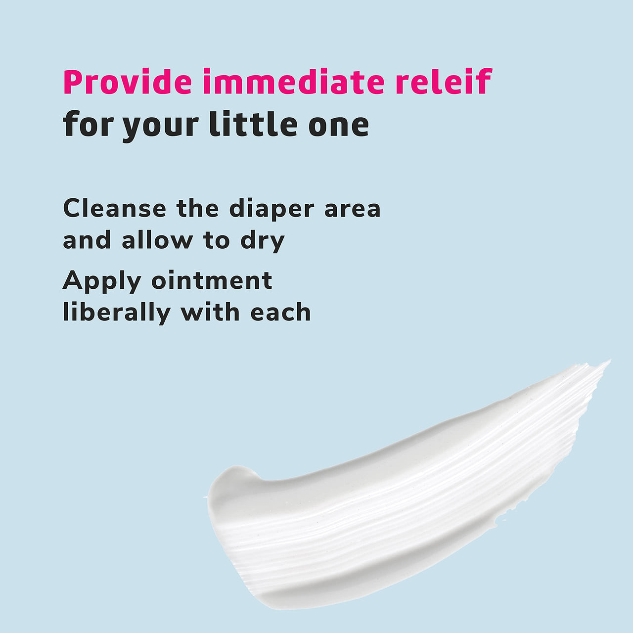 De la Cruz Baby Diaper Rash Cream with Zinc Oxide - Maximum Strength Baby Healing Ointment to Help Soothe, Heal and Prevent Diaper Rash - 3.4 OZ