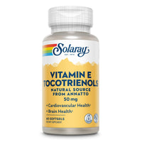 Thumbnail for SOLARAY Vitamin E Tocotrienols 50mg | Healthy Brain Function Support | Soy Free | 50ct