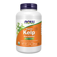 Thumbnail for NOW Supplements, Kelp Powder, Certified Organic, Excellent Source of Iodine, Super Green, 8-Ounce