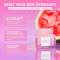 Thumbnail for Glow Recipe Watermelon Glow AHA Night Treatment - Overnight Resurfacing Mask with AHA Complex, Hyaluronic Acid, Niacinamide & Watermelon Enzymes for Smooth, Glowing, Even-Toned Skin (60ml)