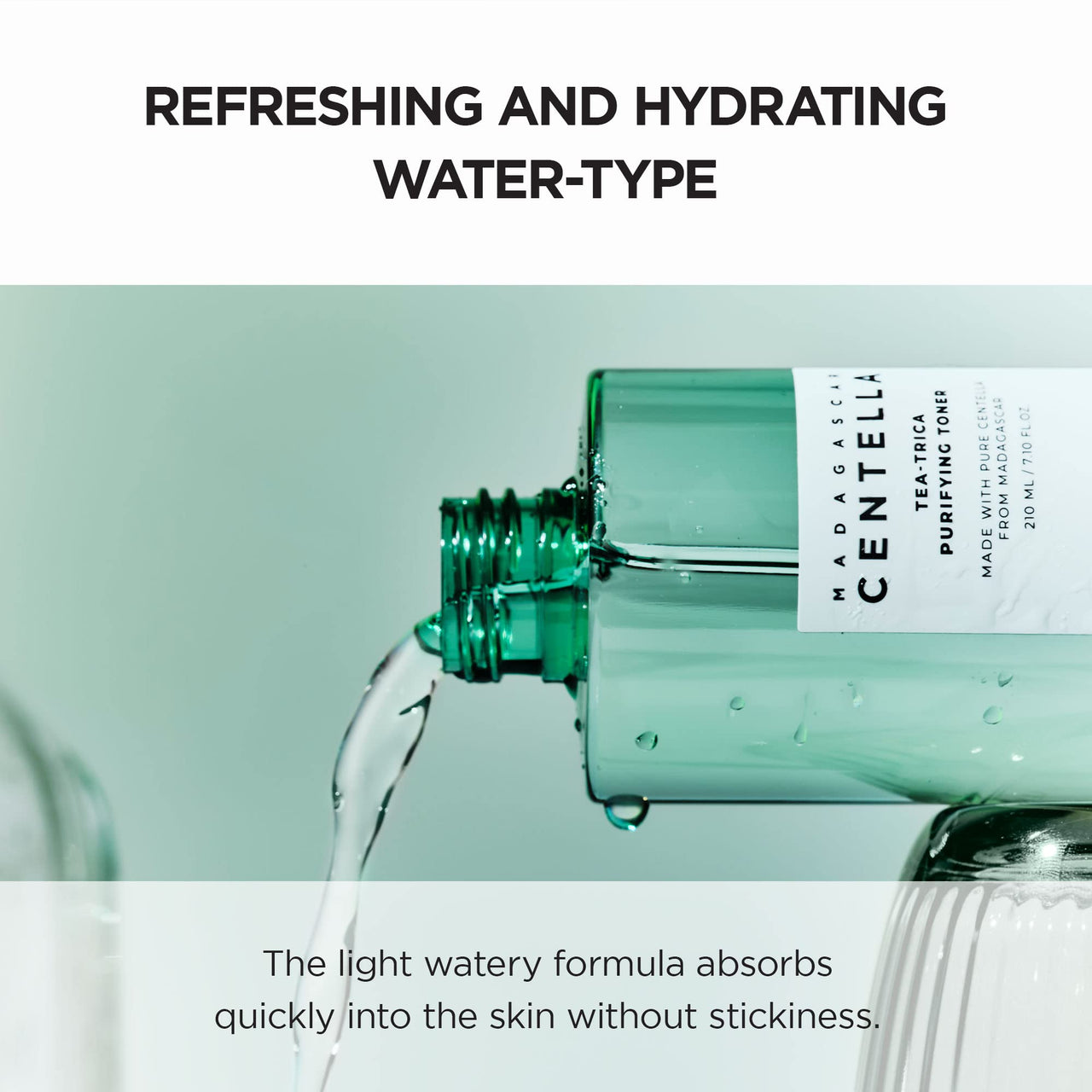 SKIN1004 Tea-Trica Purifying Toner 7.10 fl.oz, 210ml, Soothing Hydration, Acne Care