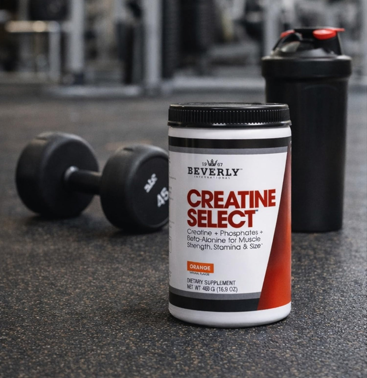 Beverly International Creatine Select with Phosphates, 40 Servings. A Fail-Proof Creatine Monohydrate Formula. Boost Muscle Size, Strength, Endurance and Recovery. for Men and Women. Tastes Like Tang