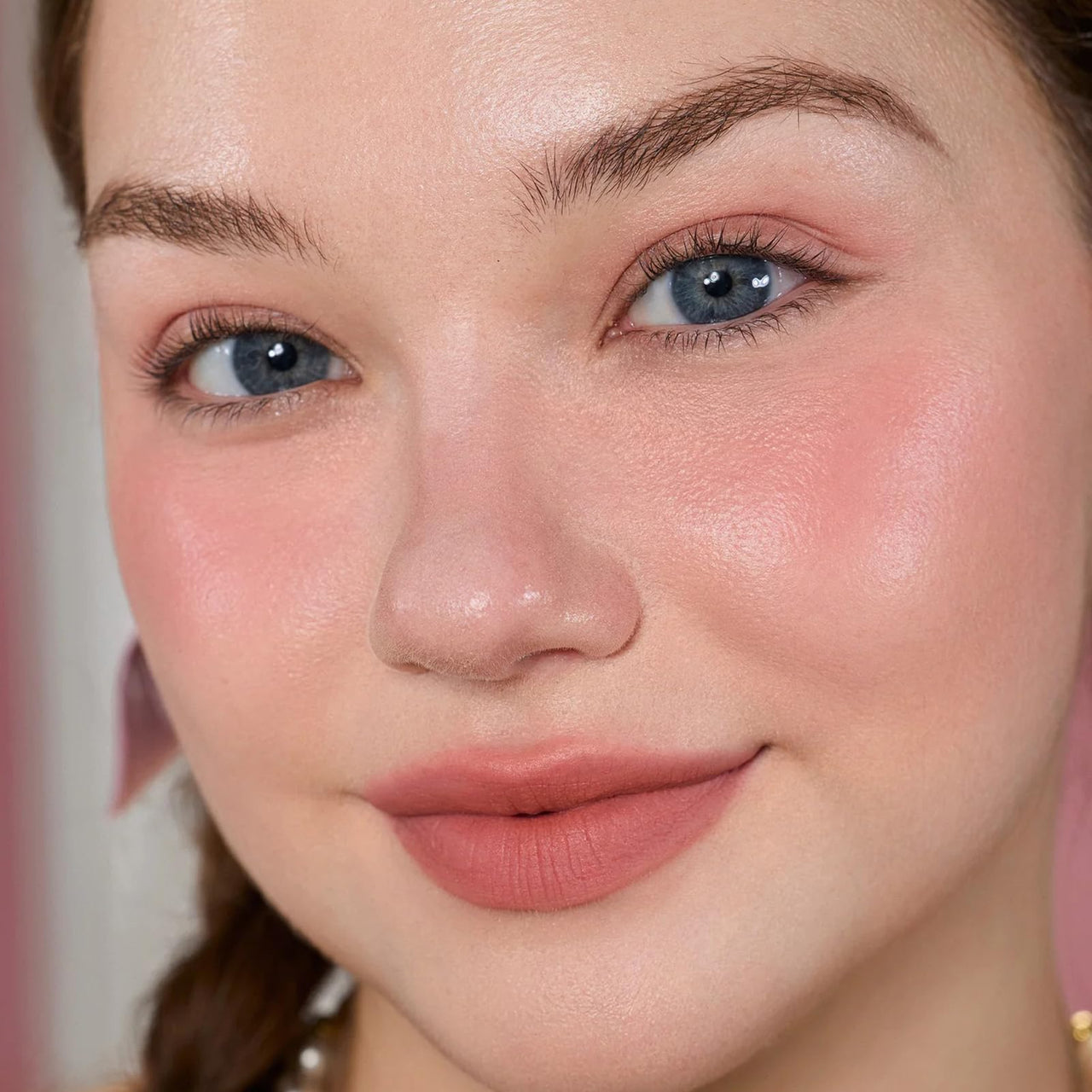 Flower Knows Strawberry Cupid Cake Lip Cream,Velvety-Smooth Matte Liquid Lipstick,Hydrating,Smudge-proof & Stain-Free Lip Stain(V01 Vanitea,0.17 Fl Oz)