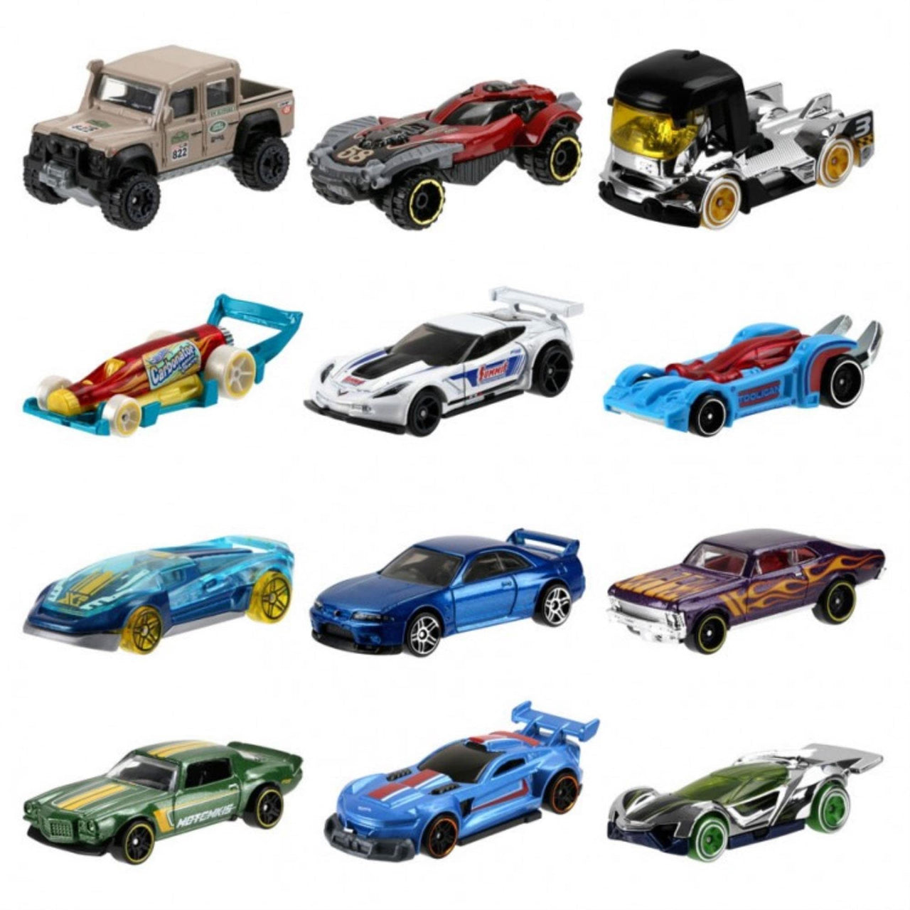 Hot Wheels Mattel Hot Wheels 72 Count Random Case Basic Die-Cast Toy Cars